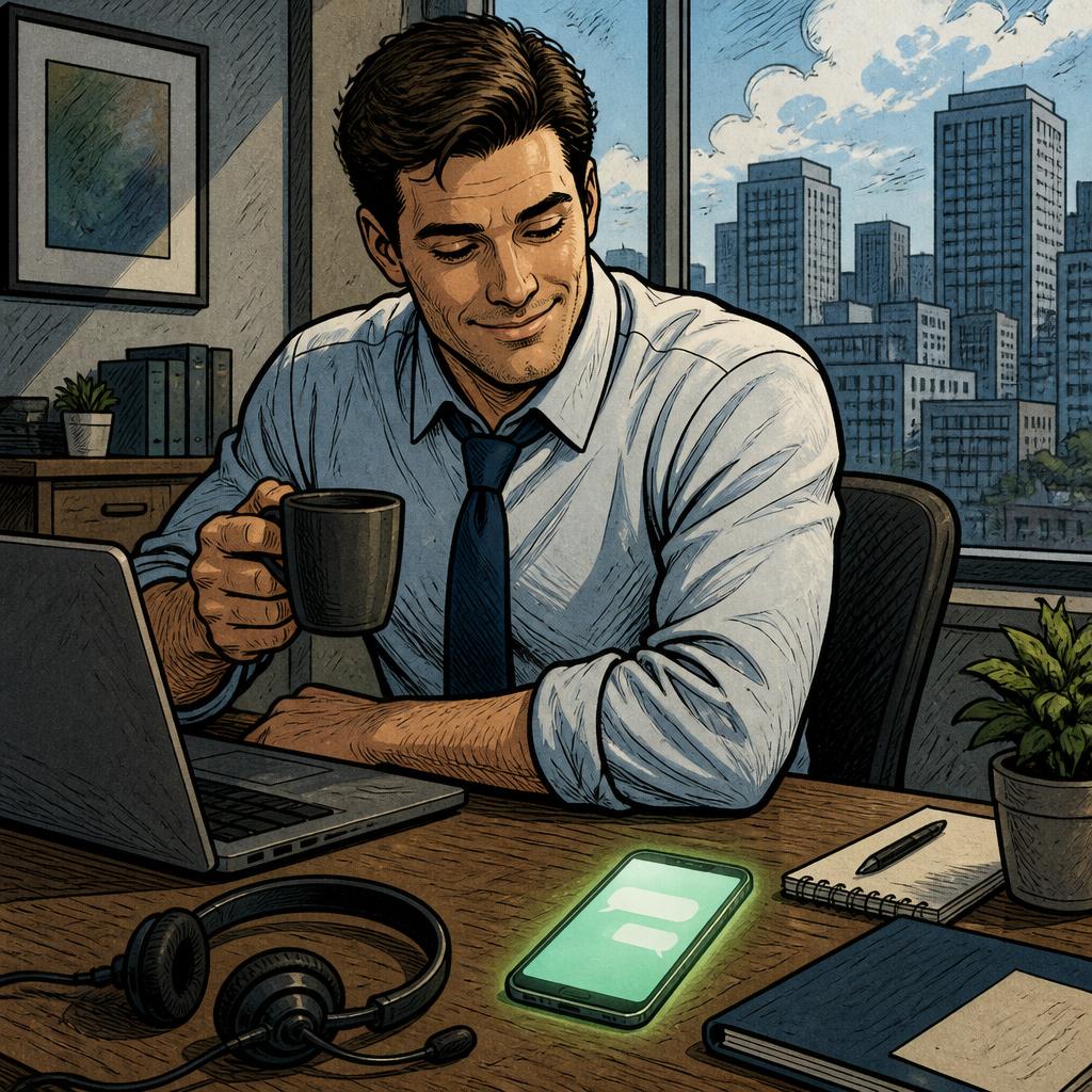Sales Rep preset illustration
