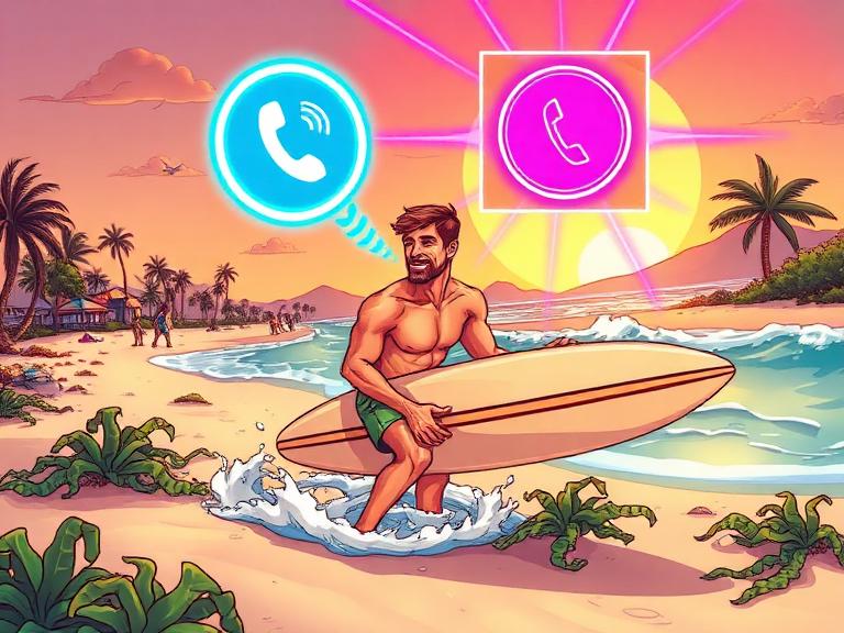 Surf Shop — Xnswer saves the missed call